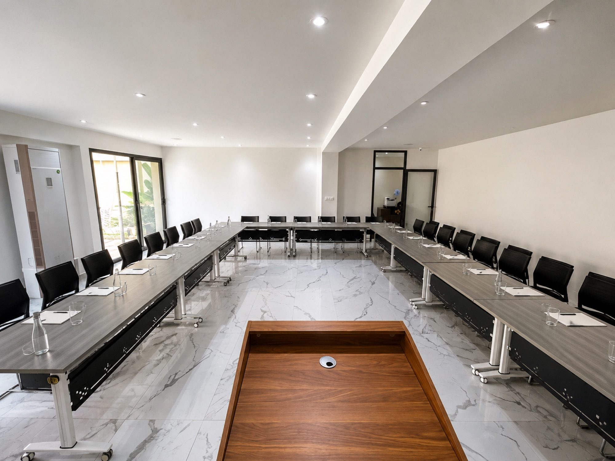 La grande salle — configuration en U